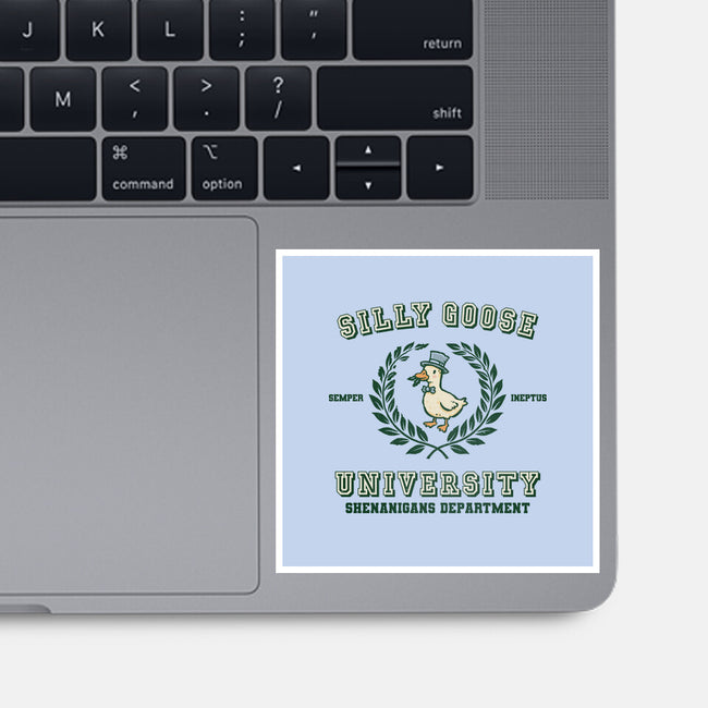 Silly Goose University-None-Glossy-Sticker-kg07