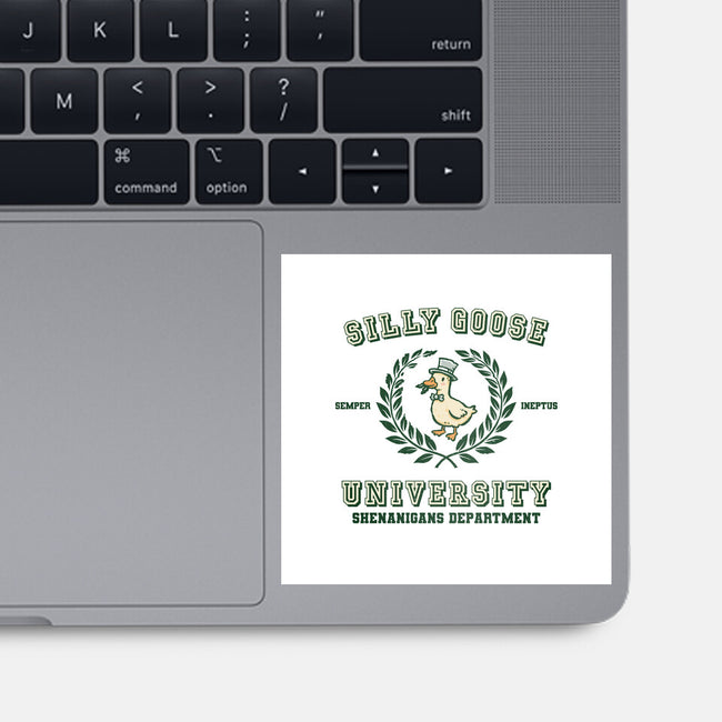 Silly Goose University-None-Glossy-Sticker-kg07