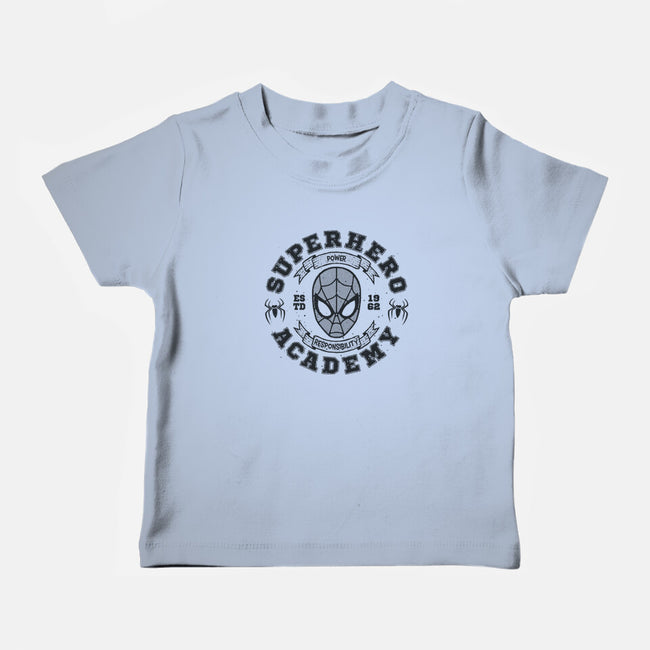 Superhero Academy-Baby-Basic-Tee-teesgeex