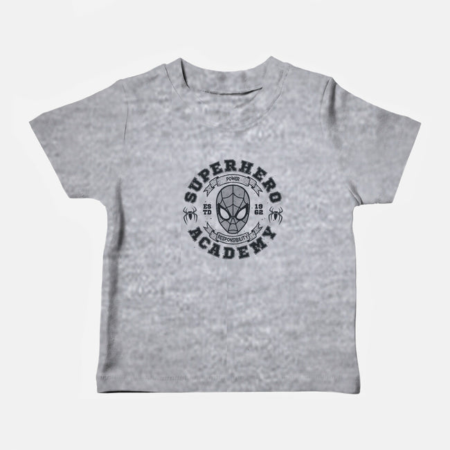 Superhero Academy-Baby-Basic-Tee-teesgeex