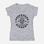 Superhero Academy-Womens-V-Neck-Tee-teesgeex