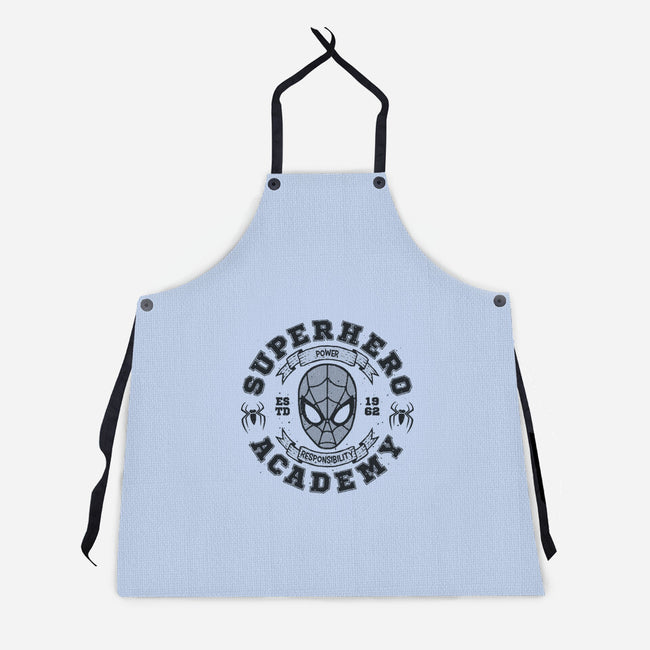Superhero Academy-Unisex-Kitchen-Apron-teesgeex