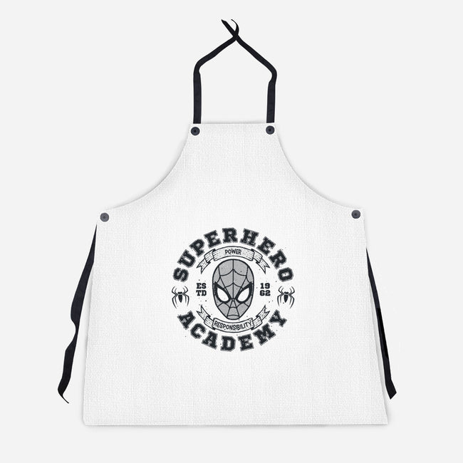 Superhero Academy-Unisex-Kitchen-Apron-teesgeex
