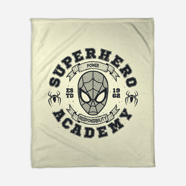 Superhero Academy-None-Fleece-Blanket-teesgeex