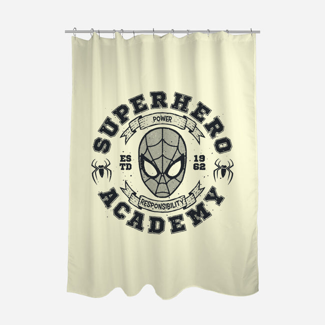 Superhero Academy-None-Polyester-Shower Curtain-teesgeex