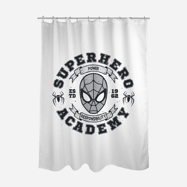 Superhero Academy-None-Polyester-Shower Curtain-teesgeex