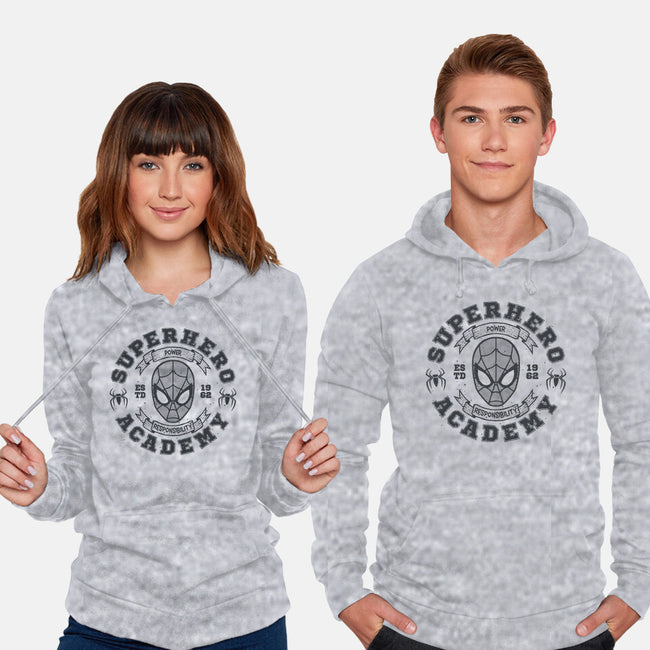 Superhero Academy-Unisex-Pullover-Sweatshirt-teesgeex