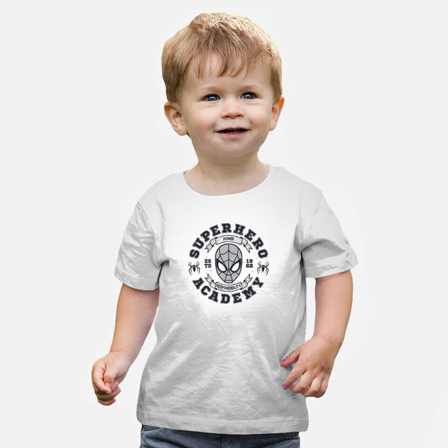 Superhero Academy-Baby-Basic-Tee-teesgeex