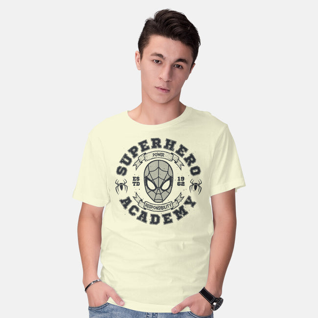 Superhero Academy-Mens-Basic-Tee-teesgeex