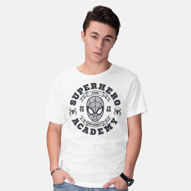Superhero Academy-Mens-Basic-Tee-teesgeex