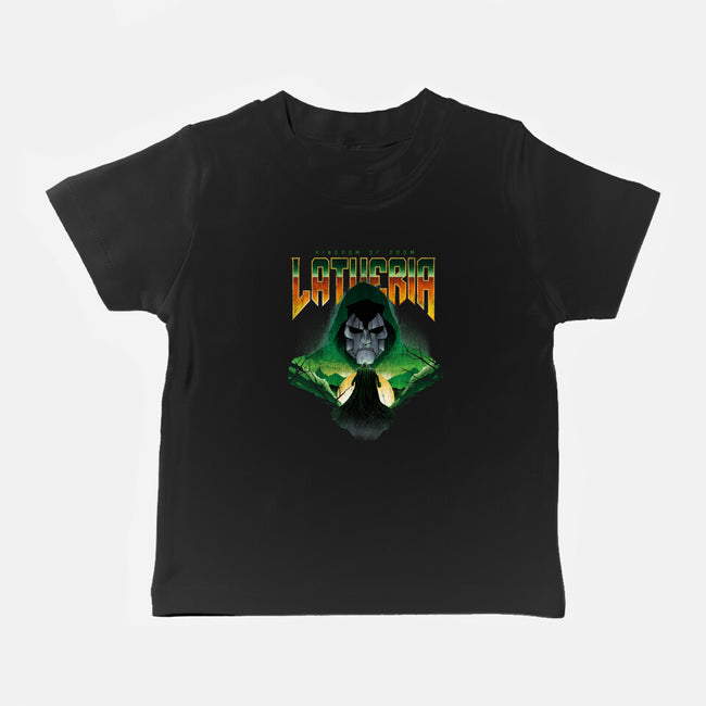 Visit Latveria-Baby-Basic-Tee-dandingeroz
