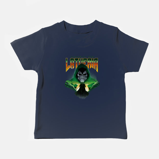 Visit Latveria-Baby-Basic-Tee-dandingeroz
