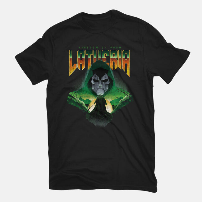 Visit Latveria-Womens-Fitted-Tee-dandingeroz