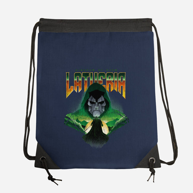 Visit Latveria-None-Drawstring-Bag-dandingeroz