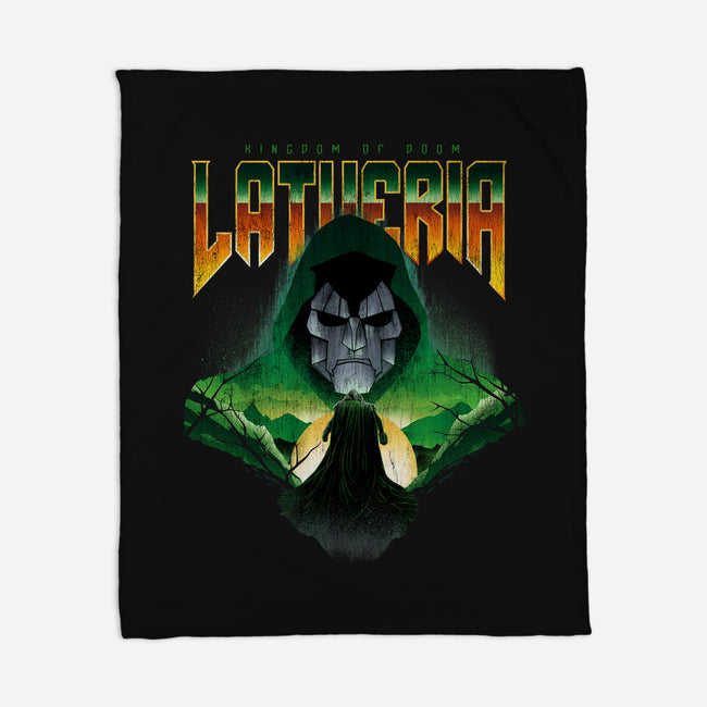 Visit Latveria-None-Fleece-Blanket-dandingeroz