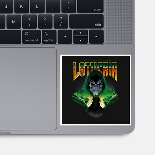 Visit Latveria-None-Glossy-Sticker-dandingeroz