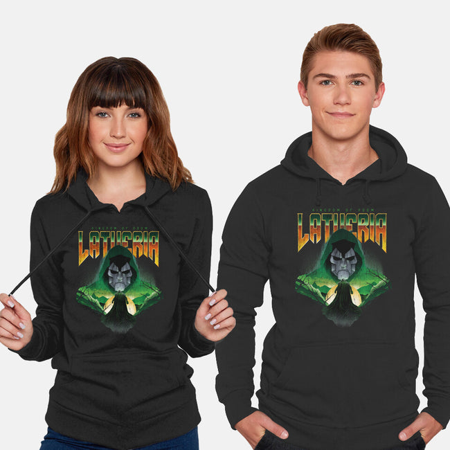 Visit Latveria-Unisex-Pullover-Sweatshirt-dandingeroz