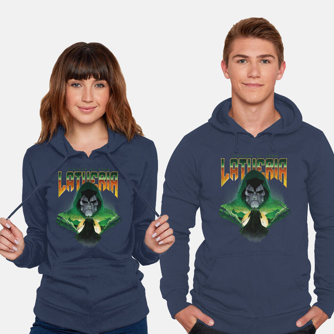 Visit Latveria-Unisex-Pullover-Sweatshirt-dandingeroz