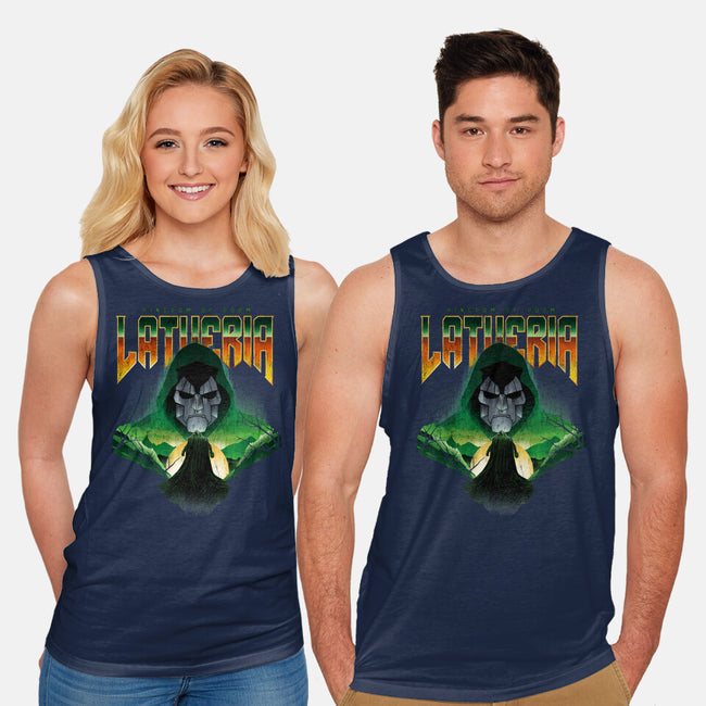 Visit Latveria-Unisex-Basic-Tank-dandingeroz