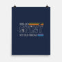 Hello Shiny-None-Matte-Poster-kharmazero