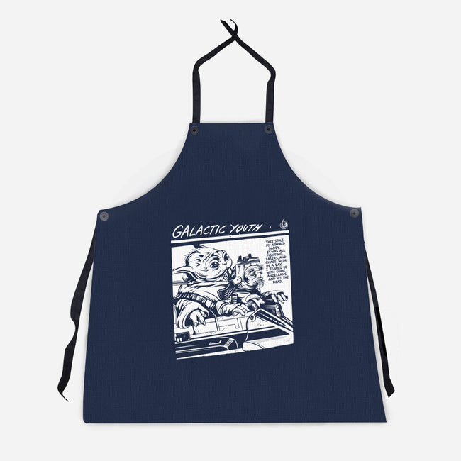 Galactic Youth-Unisex-Kitchen-Apron-CappO
