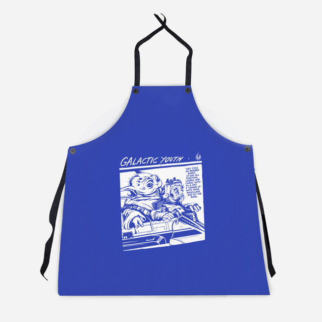 Galactic Youth-Unisex-Kitchen-Apron-CappO