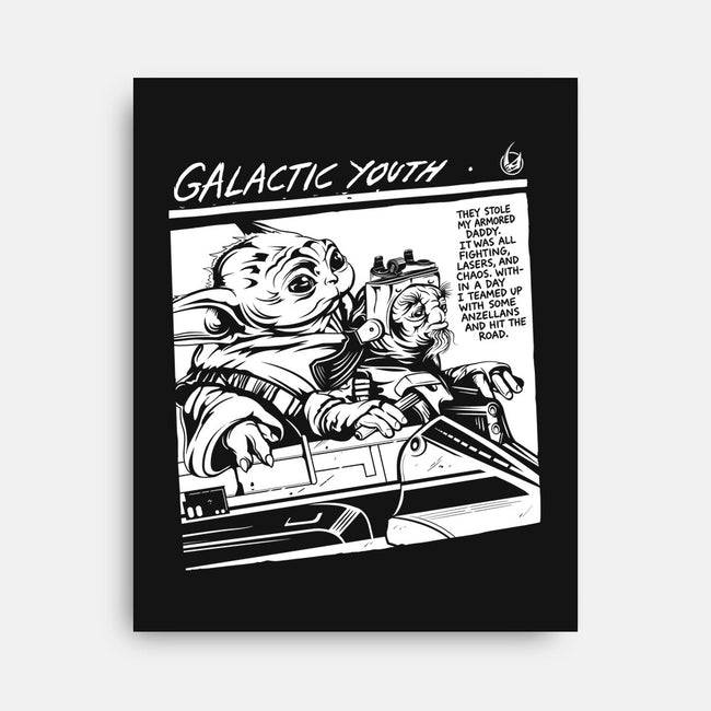 Galactic Youth-None-Stretched-Canvas-CappO