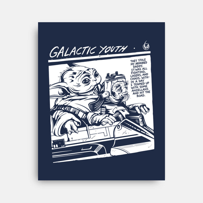 Galactic Youth-None-Stretched-Canvas-CappO
