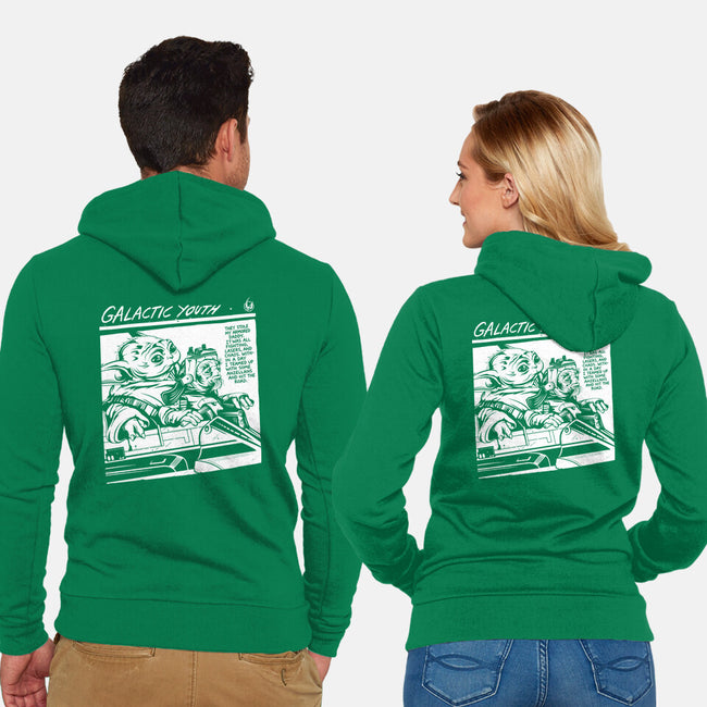 Galactic Youth-Unisex-Zip-Up-Sweatshirt-CappO