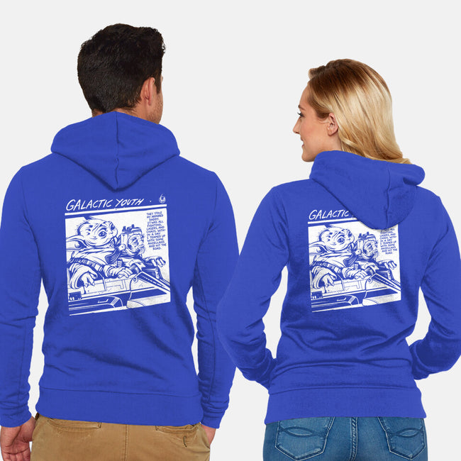 Galactic Youth-Unisex-Zip-Up-Sweatshirt-CappO
