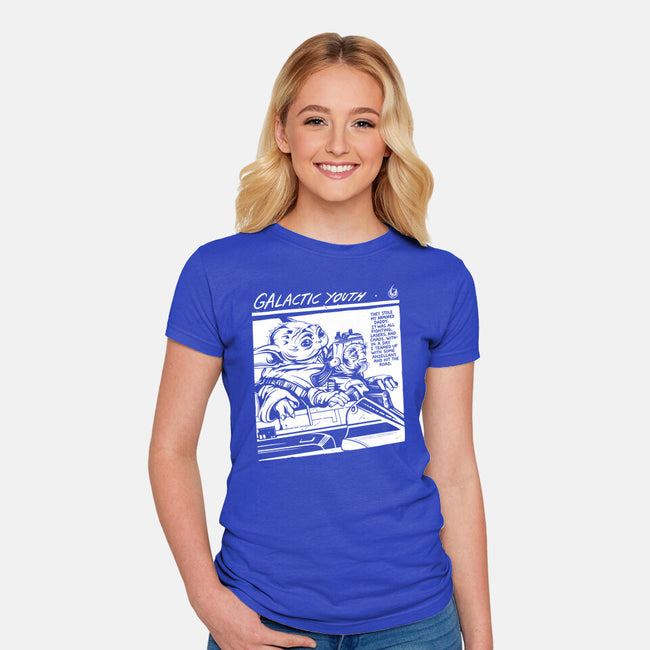 Galactic Youth-Womens-Fitted-Tee-CappO