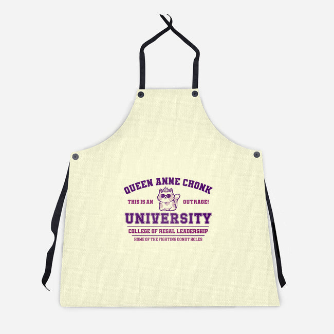 Queen Anne Chonk University-Unisex-Kitchen-Apron-kg07