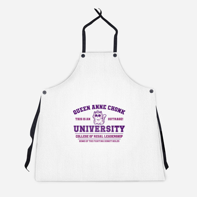 Queen Anne Chonk University-Unisex-Kitchen-Apron-kg07