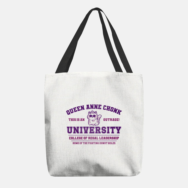 Queen Anne Chonk University-None-Basic Tote-Bag-kg07