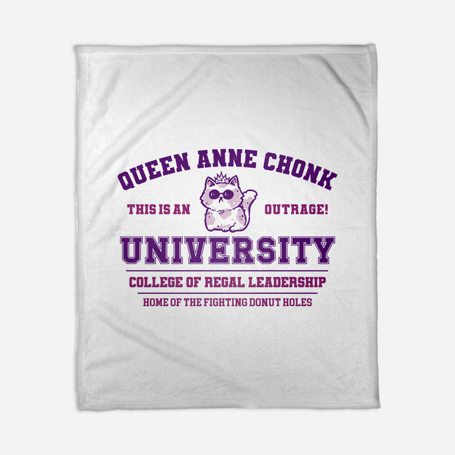 Queen Anne Chonk University-None-Fleece-Blanket-kg07