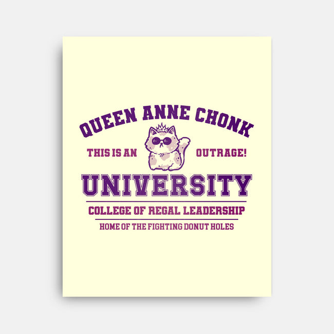 Queen Anne Chonk University-None-Stretched-Canvas-kg07