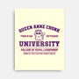 Queen Anne Chonk University-None-Stretched-Canvas-kg07