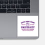 Queen Anne Chonk University-None-Glossy-Sticker-kg07