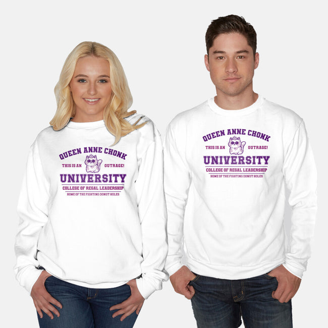 Queen Anne Chonk University-Unisex-Crew Neck-Sweatshirt-kg07