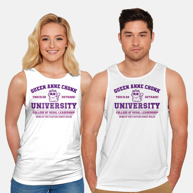 Queen Anne Chonk University-Unisex-Basic-Tank-kg07