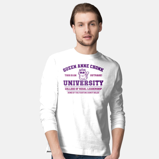 Queen Anne Chonk University-Mens-Long Sleeved-Tee-kg07