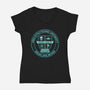 Area 51 University-Womens-V-Neck-Tee-retrodivision