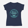 Area 51 University-Womens-V-Neck-Tee-retrodivision