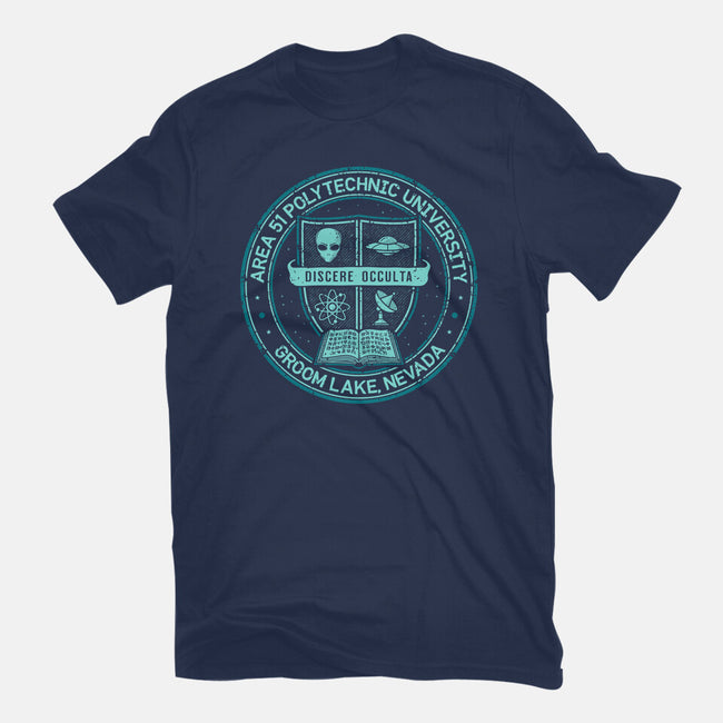 Area 51 University-Mens-Basic-Tee-retrodivision