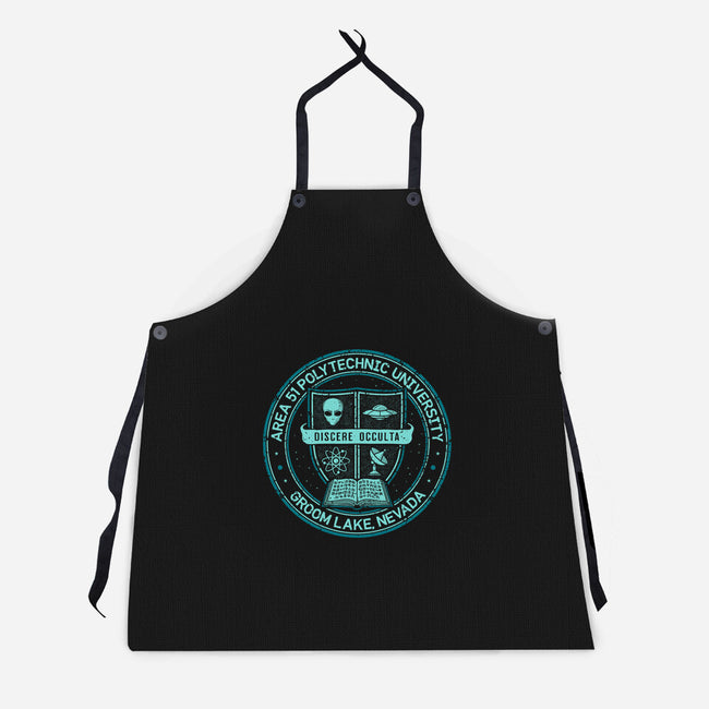 Area 51 University-Unisex-Kitchen-Apron-retrodivision