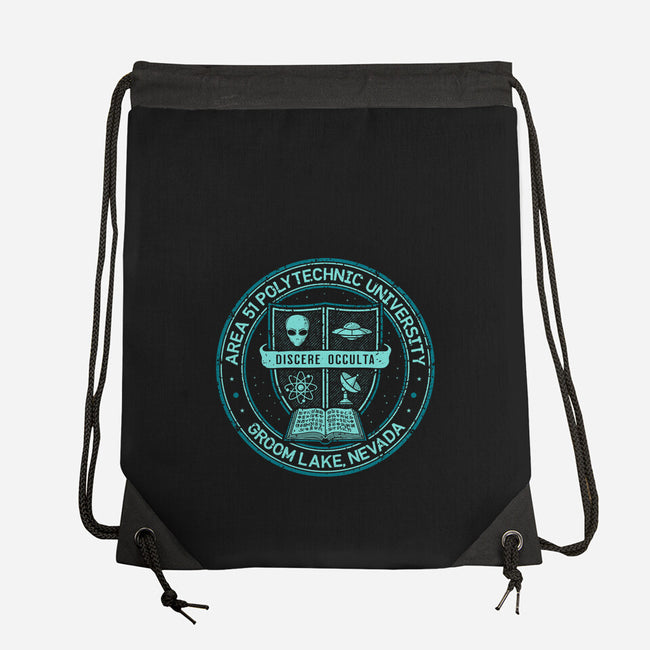 Area 51 University-None-Drawstring-Bag-retrodivision