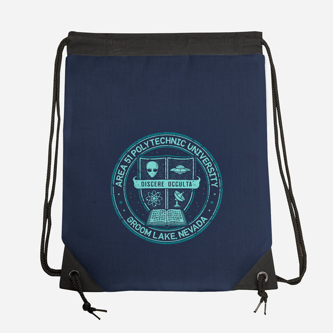 Area 51 University-None-Drawstring-Bag-retrodivision