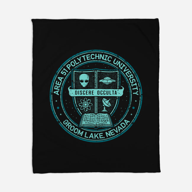 Area 51 University-None-Fleece-Blanket-retrodivision