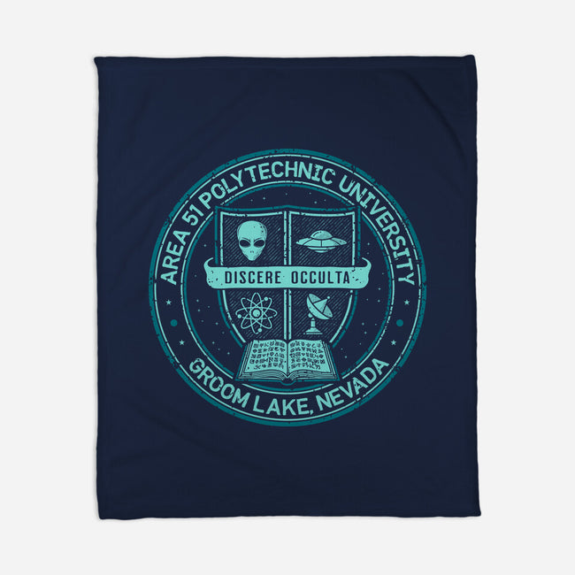 Area 51 University-None-Fleece-Blanket-retrodivision