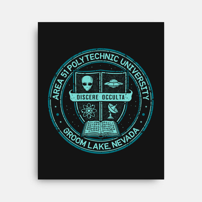 Area 51 University-None-Stretched-Canvas-retrodivision